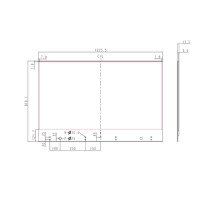 Прозрачный OLED-дисплей LG 55EW5F (FullHD 55") чертеж размеры