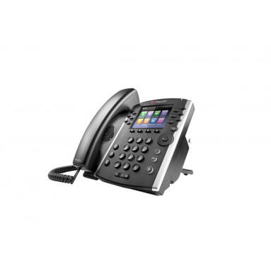 Polycom VVX 400 - Бизнес медиа-телефон с цветным дисплеем