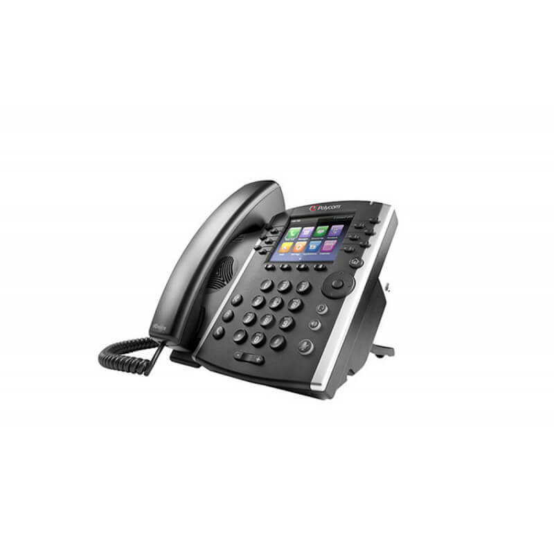 Polycom VVX 410 - Бизнес медиа-телефон с цветным дисплеем