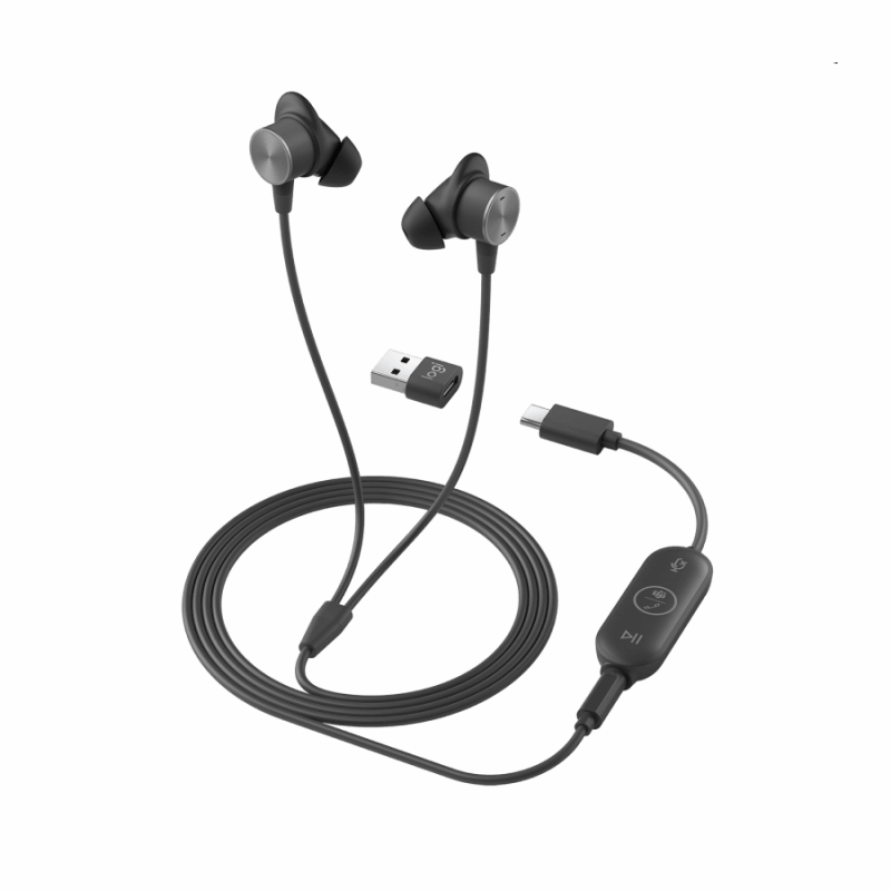 Гарнитура Logitech Zone Wired Earbuds (MSFT Teams)