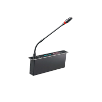 Цифровой встраиваемый проводной микрофонный пульт делегата CleverMic EMU4302D