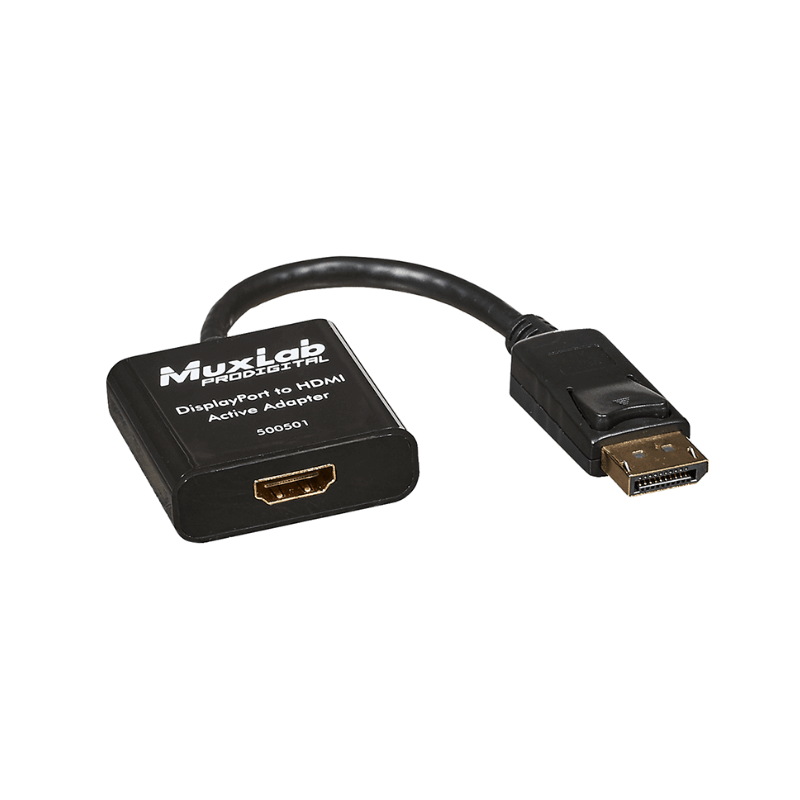 Преобразователь сигнала DISPLAYPORT TO HDMI ACTIVE ADAPTER Muxlab 500501 