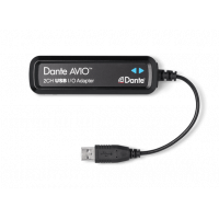 Dante AVIO USB 2x2 адаптер для подключения к аудиосети Dante, 2 вх./2 вых. канала, USB-Ethernet 