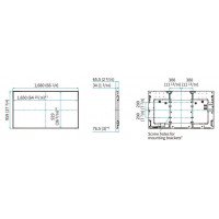 Информационный LCD дисплей SHARP PN-HW751 (4K UHD, 75")